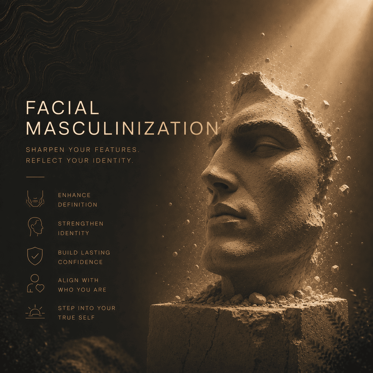 Facial masculinization